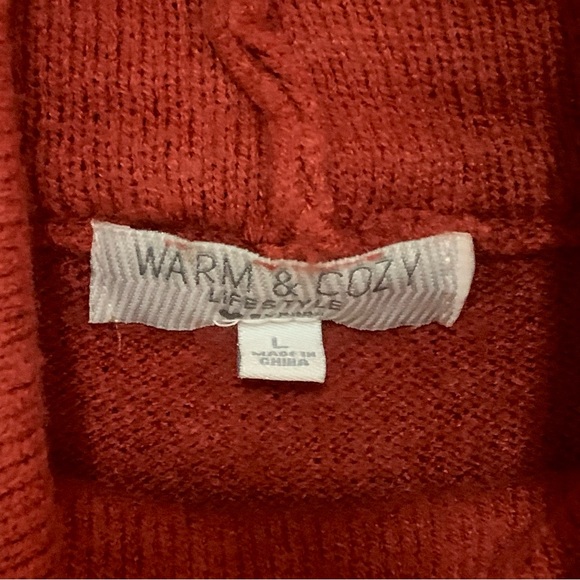 Copper Cowl-Neck Sweater - Picture 5 of 5